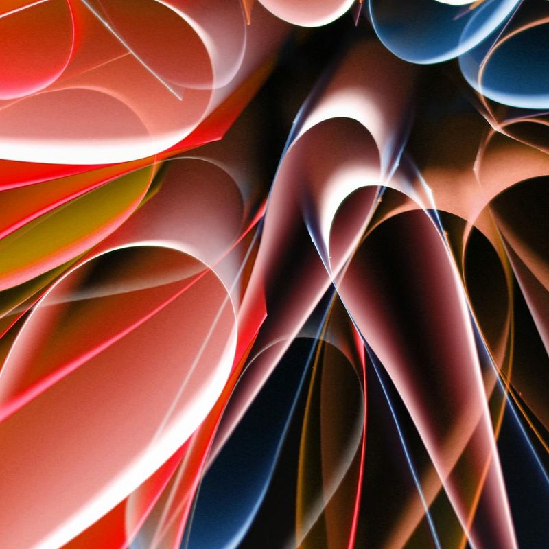 Abstract visual representation of flowing energy with bright lines.